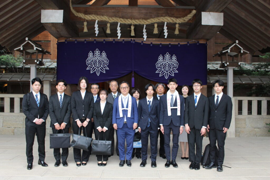 2026年年度　入社式を執り行いました